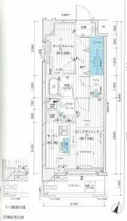 メインステージ横濱黄金町【4階】の間取り