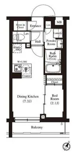 東京都杉並区堀ノ内2【マンション】の間取り