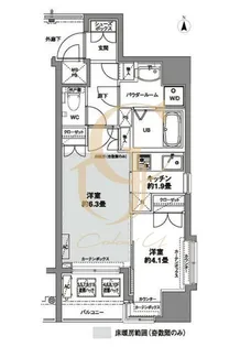 コンフォリア芝公園【7階】の間取り
