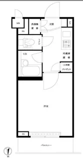 東京都大田区萩中3【マンション】の間取り