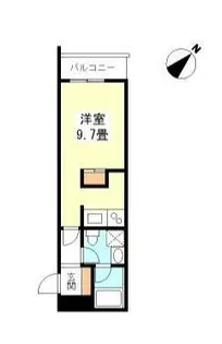 東京都渋谷区円山町【マンション】の間取り