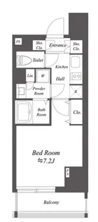 ブランシエスタ北品川【10階】の間取り