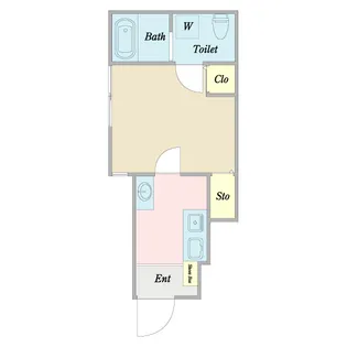 パインコート西荻【1階】の間取り