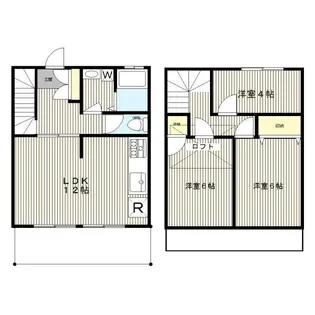 神奈川県横浜市港北区小机町【一戸建】の間取り
