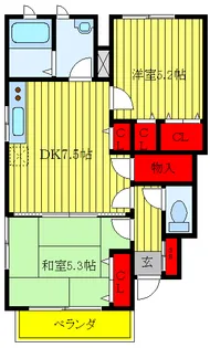フォレスト【1階】の間取り