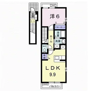 三重県亀山市川崎町【アパート】の間取り