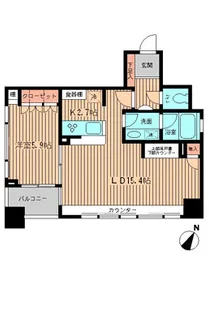 東京都中央区日本橋室町1【マンション】の間取り