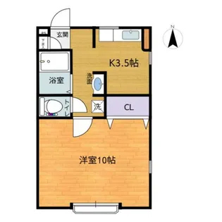 プラトーハイツ【2階】の間取り