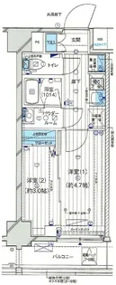 GENOVIA小村井【3階】の間取り