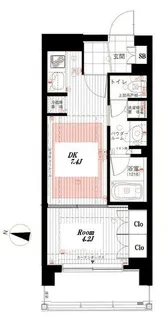 リビオ奥沢自由通り【2階】の間取り