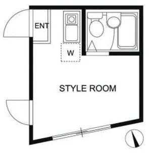 シエスタ若宮【1階】の間取り