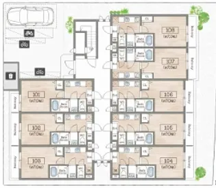 AILE神戸北【3階】の間取り