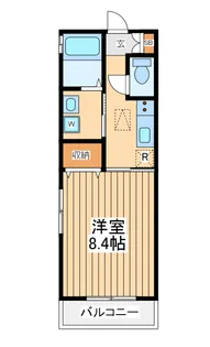 ヴィラ御園【2階】の間取り