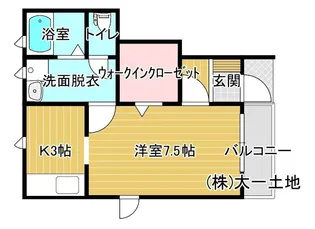 ラフィーナ【1階】の間取り