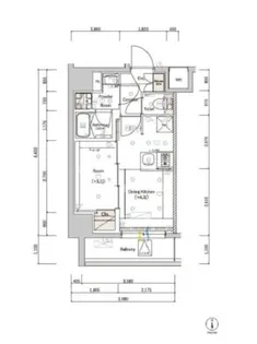 東京都江東区住吉1【マンション】の間取り