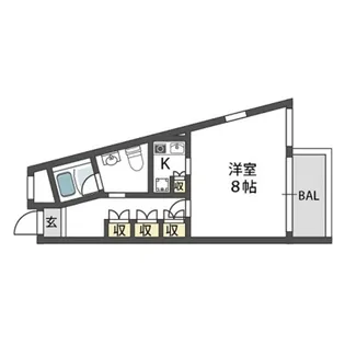 カーサマニエラ【3階】の間取り