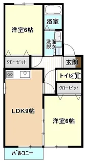 セジュール正木【1階】の間取り