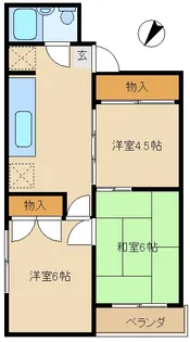 サンヴェールポニービル【3階】の間取り