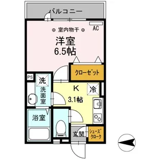 エム.オーハイツ31【2階】の間取り