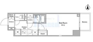 BPRレジデンス西早稲田【12階】の間取り