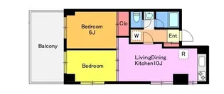 T’sスクウェア【2階】の間取り