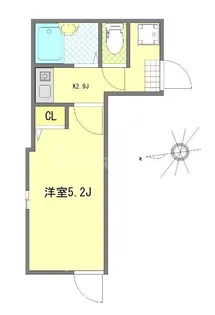 ALBA亀有【1階】の間取り