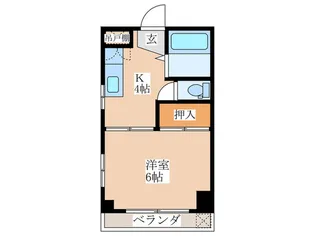 コーポ熊沢【2階】の間取り
