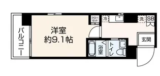 ル ジャルダン ヴァレ【11階】の間取り