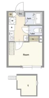 AMANDA HOUSE【2階】の間取り