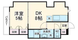 第2ウィスタリアマンション【3階】の間取り