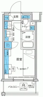 キャンパスヴィレッジ千歳烏山【4階】の間取り