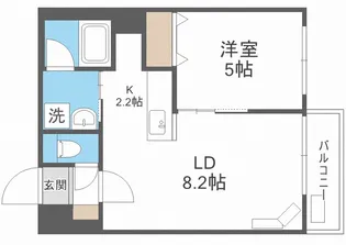 ブリス豊平公園【3階】の間取り