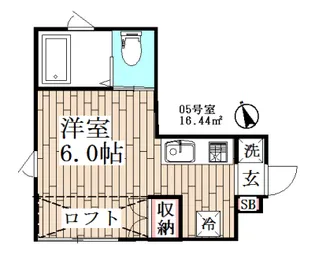グランエッグス調布N【1階】の間取り