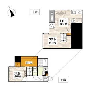 ADC山鹿S24【1階】の間取り