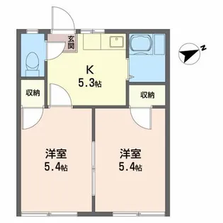 メゾン新小路【2階】の間取り