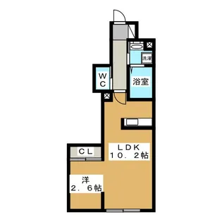 リアンハイム【1階】の間取り