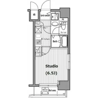 グランド・ガーラ五反田【11階】の間取り