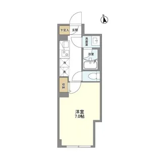 ウェルスクエア学芸大学II【1階】の間取り