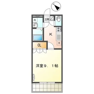 Grande RioII【2階】の間取り