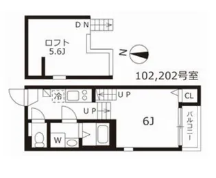 ハーモニーブリッジ桜山【1階】の間取り