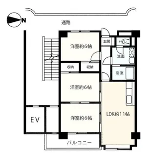 ラスティックビル【4階】の間取り