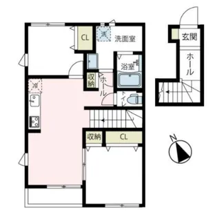 プランドール綱島東【2階】の間取り