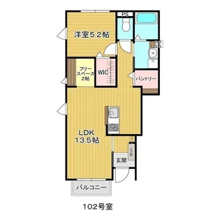 仮称)鶴ケ谷アパート【1階】の間取り