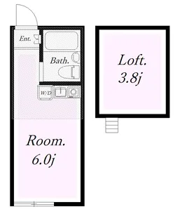 ユナイトステージ鹿島田ライフテリア【1階】の間取り