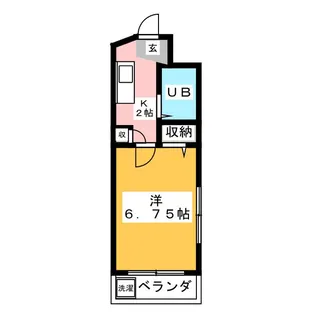 エバーグレース子安【5階】の間取り
