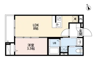 エムズ アパートメント【2階】の間取り