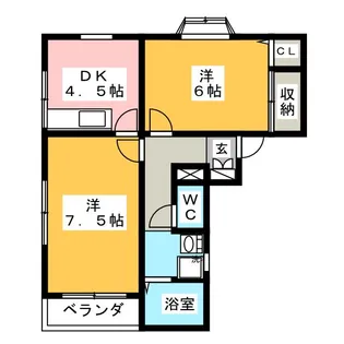 サンモール小手指【1階】の間取り