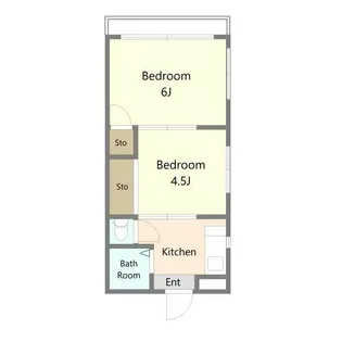 山形コーポ【2階】の間取り