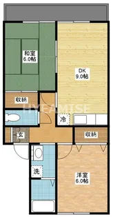 セジュールフォレスト【2階】の間取り