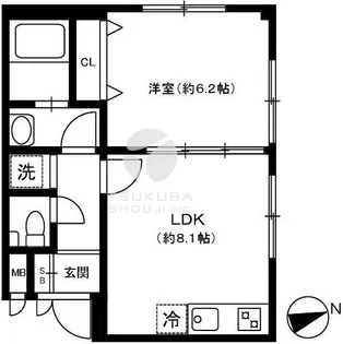 グリーンコート高円寺【1階】の間取り